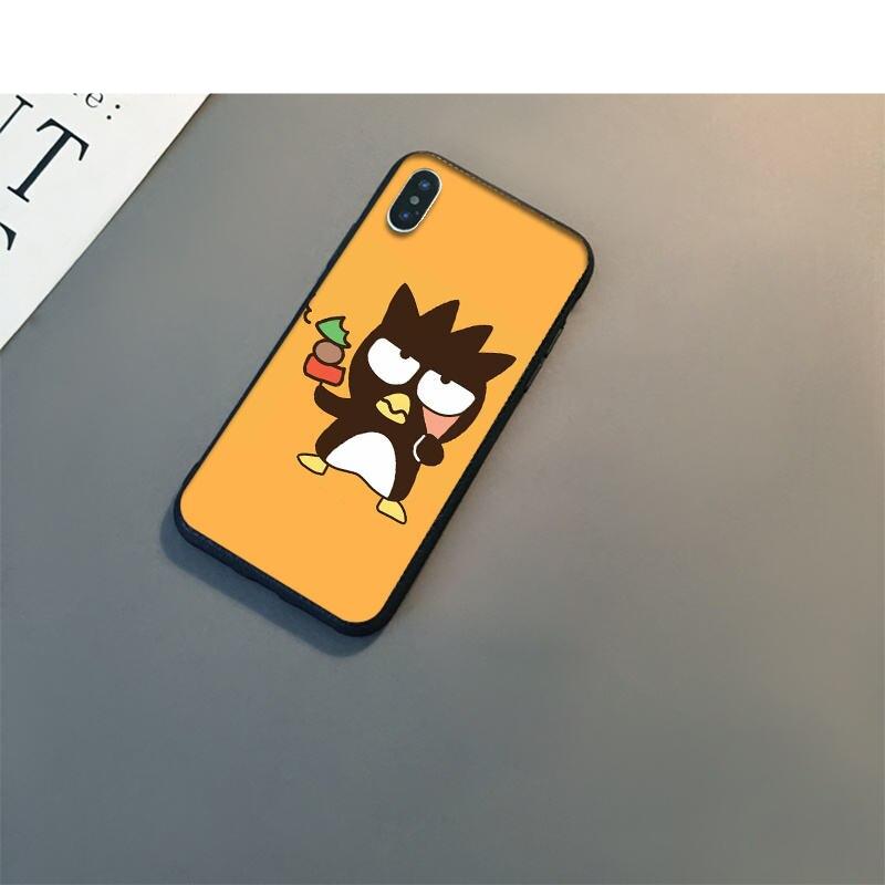 Yinuoda Cool Penguin BAD BADTZ MARU Soft Silicone TPU Phone Cover for iPhone 6S 6plus 7 7plus 8 8Plus X Xs MAX 5 5S XR
