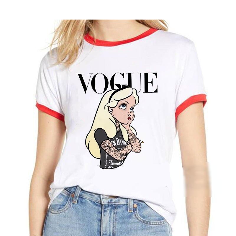 Princess Pose Printed T -Shirt For Women