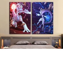Canvas Painting Printed Wall Art Posters Mewtwo Pocket Monster Pokemon Game Animation Pictures Modern Home Decor For Living Room Canvas Painting Printed Wall Art Posters Mewtwo Pocket Monster Pokemon Game Animation Pictures Modern Home Decor For Living Room