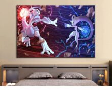 Canvas Painting Printed Wall Art Posters Mewtwo Pocket Monster Pokemon Game Animation Pictures Modern Home Decor For Living Room Canvas Painting Printed Wall Art Posters Mewtwo Pocket Monster Pokemon Game Animation Pictures Modern Home Decor For Living Room