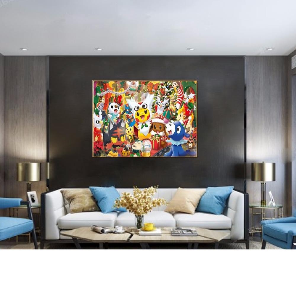 Canvas Fabric Cloth Poster Custom Pokemon Print Silk Fabric Home Decor Poste@181205-06-296 Canvas Fabric Cloth Poster Custom Pokemon Print Silk Fabric Home Decor Poste@181205-06-296