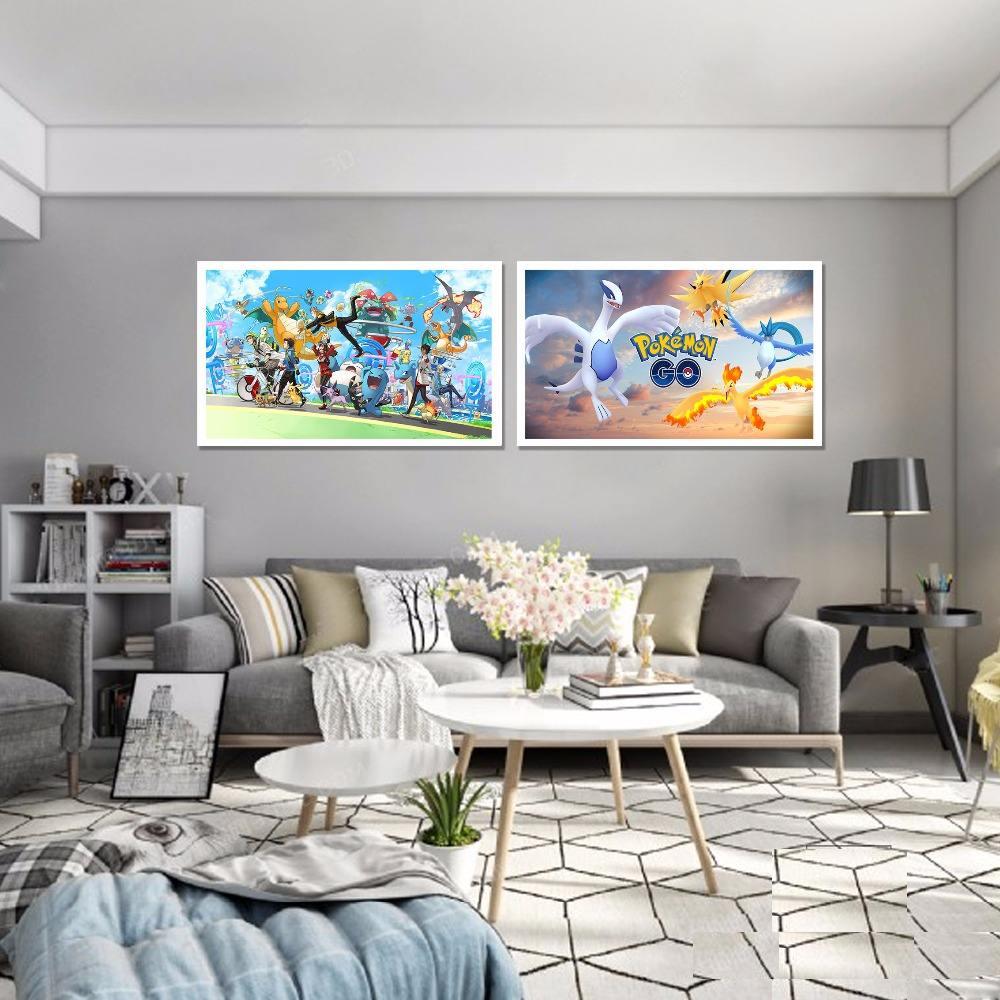 Canvas Fabric Cloth Poster Custom Pokemon Print Silk Fabric Home Decor Poste@181205-06-296 Canvas Fabric Cloth Poster Custom Pokemon Print Silk Fabric Home Decor Poste@181205-06-296