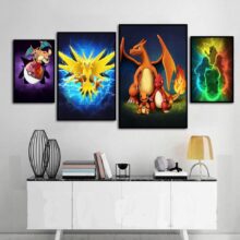 Nordic Printed Posters Wall Art Canvas Pikachu Painting Abstraction Animation Home Decoration Modern Bedside Background Pictures Nordic Printed Posters Wall Art Canvas Pikachu Painting Abstraction Animation Home Decoration Modern Bedside Background Pictures