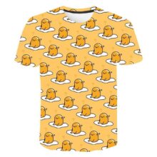 Harajuku Gudetama Lazy Egg Yolk 3D Print T Shirt For Men, Women And Kids Harajuku Gudetama Lazy Egg Yolk 3D Print T Shirt For Men, Women And Kids