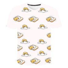 Harajuku Gudetama Lazy Egg Yolk 3D Print T Shirt For Men, Women And Kids Harajuku Gudetama Lazy Egg Yolk 3D Print T Shirt For Men, Women And Kids