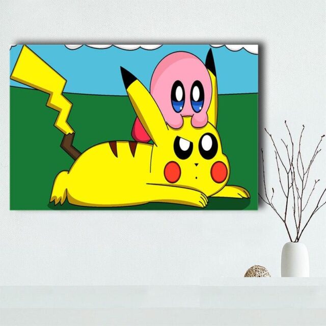 Pokemon Poket Pikachu Fan Art Anime Poster For Home Decor - KawaiiMerch.com