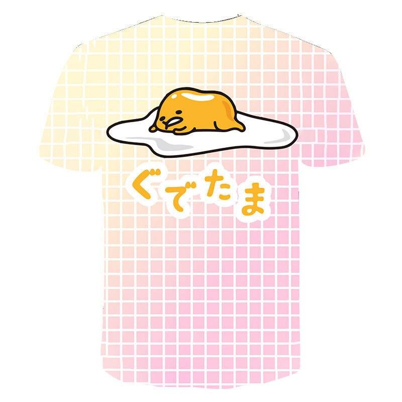 Gudetama print Funny T Shirt Men Women Children Lazy Egg Yolk Funny Cartoon Anime Streetwear Tops Tee Boy Girl 3D Print T-shirt Gudetama print Funny T Shirt Men Women Children Lazy Egg Yolk Funny Cartoon Anime Streetwear Tops Tee Boy Girl 3D Print T-shirt