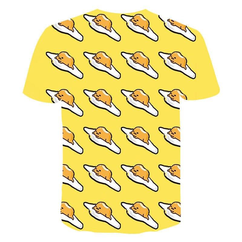 Gudetama print Funny T Shirt Men Women Children Lazy Egg Yolk Funny Cartoon Anime Streetwear Tops Tee Boy Girl 3D Print T-shirt Gudetama print Funny T Shirt Men Women Children Lazy Egg Yolk Funny Cartoon Anime Streetwear Tops Tee Boy Girl 3D Print T-shirt