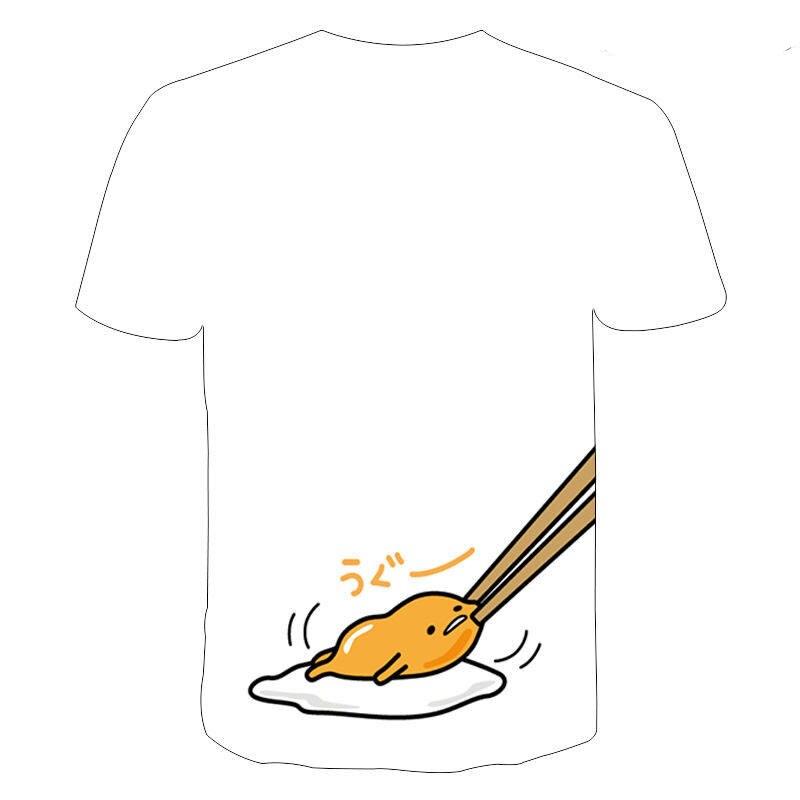 Gudetama print Funny T Shirt Men Women Children Lazy Egg Yolk Funny Cartoon Anime Streetwear Tops Tee Boy Girl 3D Print T-shirt Gudetama print Funny T Shirt Men Women Children Lazy Egg Yolk Funny Cartoon Anime Streetwear Tops Tee Boy Girl 3D Print T-shirt