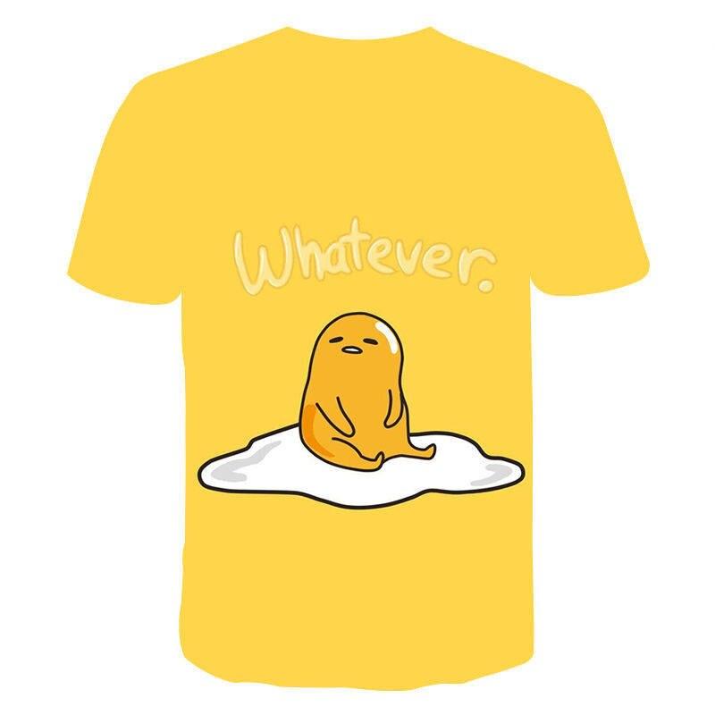 Gudetama print Funny T Shirt Men Women Children Lazy Egg Yolk Funny Cartoon Anime Streetwear Tops Tee Boy Girl 3D Print T-shirt Gudetama print Funny T Shirt Men Women Children Lazy Egg Yolk Funny Cartoon Anime Streetwear Tops Tee Boy Girl 3D Print T-shirt