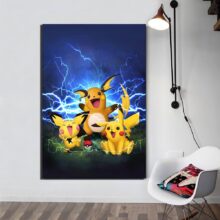 Pikachu And Raichu Pokemones Cartoon Anime Poster Painting On Canvas Children Bedroom Wall Art Decoration Pictures Home Decor Pikachu And Raichu Pokemones Cartoon Anime Poster Painting On Canvas Children Bedroom Wall Art Decoration Pictures Home Decor