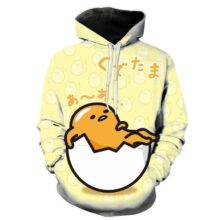 Gudetama 3D Printed Fashion Pullover Long Sleeve Sweatshirts/ Hoodies Gudetama 3D Printed Fashion Pullover Long Sleeve Sweatshirts/ Hoodies