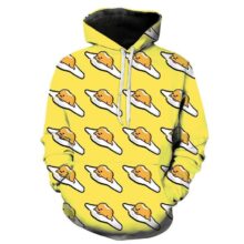 Gudetama 3D Printed Fashion Pullover Long Sleeve Sweatshirts/ Hoodies Gudetama 3D Printed Fashion Pullover Long Sleeve Sweatshirts/ Hoodies