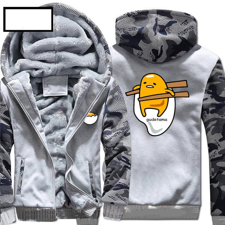 Gudetama Unisex Lovers Jacket/ Sweatshirts/ Hoodies/ Coat - KawaiiMerch.com