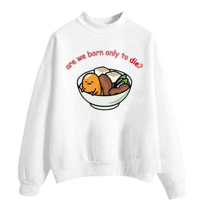 Anime Lazy Egg Yolk Gudetama Harajuku Kawaii Sweatshirts