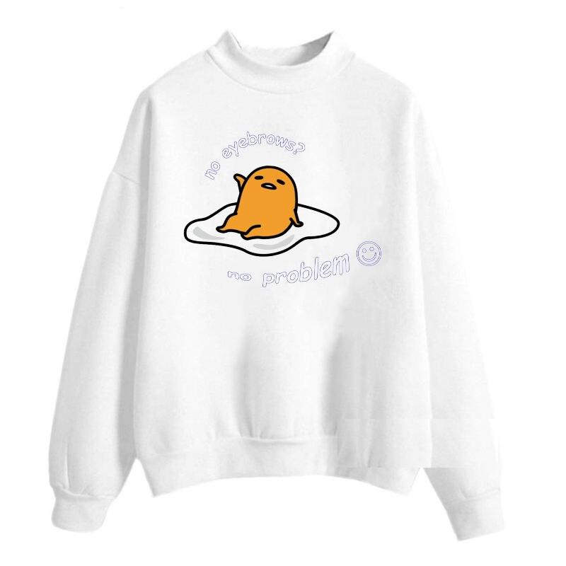 Anime Lazy Egg Yolk Gudetama Harajuku Kawaii Sweatshirts
