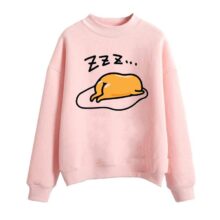 Are we born to die Japanese Harajuku Cute Gudetama Lazy Egg Yolk print cute pink funny hoodie woman harajuku kawaii sweatshirt Are we born to die Japanese Harajuku Cute Gudetama Lazy Egg Yolk print cute pink funny hoodie woman harajuku kawaii sweatshirt