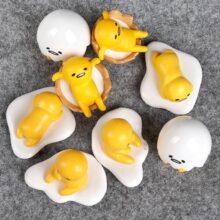 Cute Lovely Gudetama PVC Figures Toys Gudetama Mini Dolls with Keychain Kids Child Toys Gifts 3cm 8pcs/set Cute Lovely Gudetama PVC Figures Toys Gudetama Mini Dolls with Keychain Kids Child Toys Gifts 3cm 8pcs/set