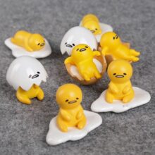 Cute Lovely Gudetama PVC Figures Toys Gudetama Mini Dolls with Keychain Kids Child Toys Gifts 3cm 8pcs/set Cute Lovely Gudetama PVC Figures Toys Gudetama Mini Dolls with Keychain Kids Child Toys Gifts 3cm 8pcs/set