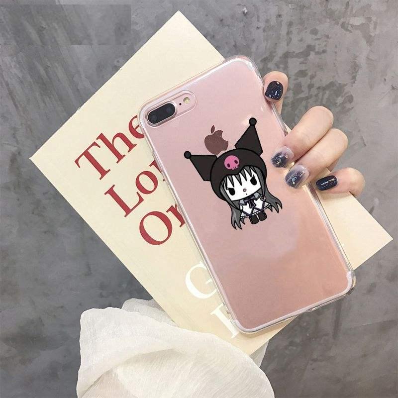 Yinuoda Kuromi Fashion Phone Case For iPhone 8 7 6 6S Plus X XS MAX 5 5S SE XR 11 Pro Max