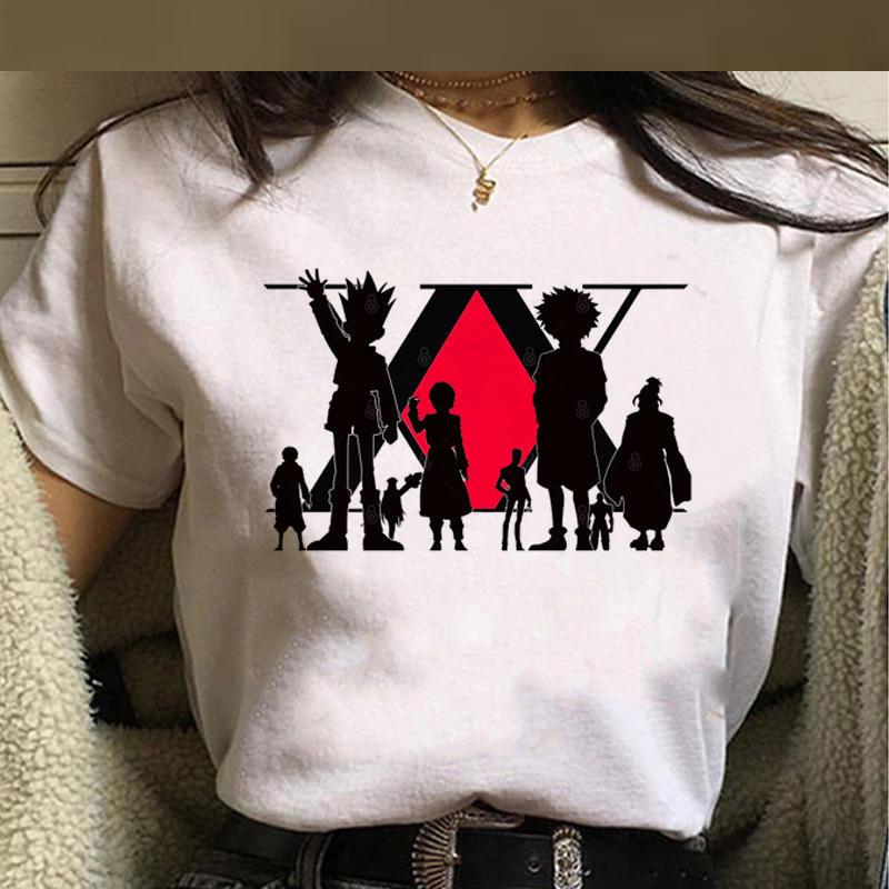 Kawaii Hunter X Hunter T Shirt Men Funny Summer Tops Cartoon HISOKA MOROW Graphic Tees Harajuku Unisex Anime Hot T-shirt Male
