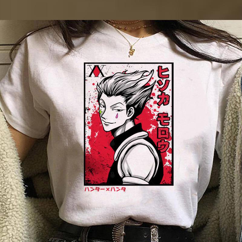 Kawaii Hunter X Hunter T Shirt Men Funny Summer Tops Cartoon HISOKA MOROW Graphic Tees Harajuku Unisex Anime Hot T-shirt Male