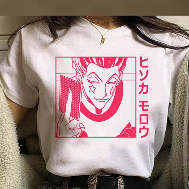 Kawaii Hunter X Hunter T Shirt Men Funny Summer Tops Cartoon HISOKA MOROW Graphic Tees Harajuku Unisex Anime Hot T-shirt Male