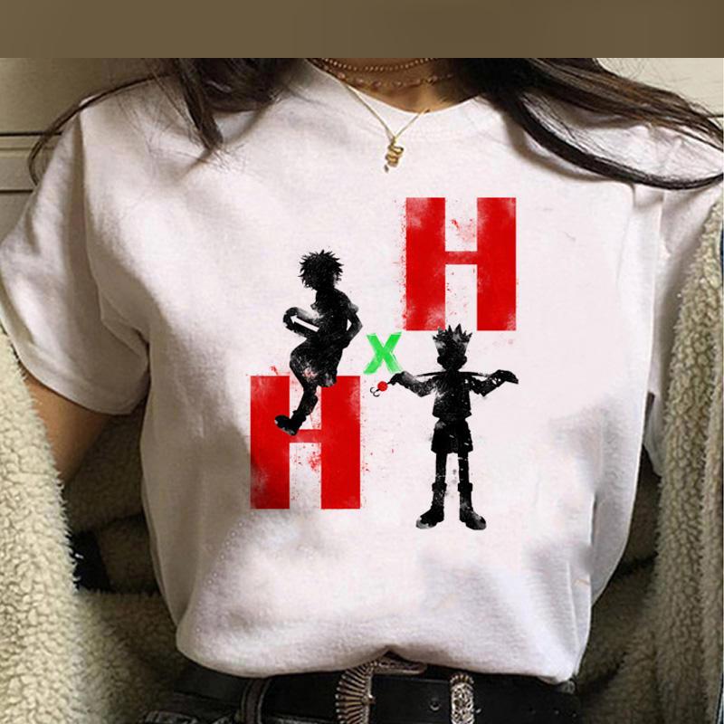 Kawaii Hunter X Hunter T Shirt Men Funny Summer Tops Cartoon HISOKA MOROW Graphic Tees Harajuku Unisex Anime Hot T-shirt Male
