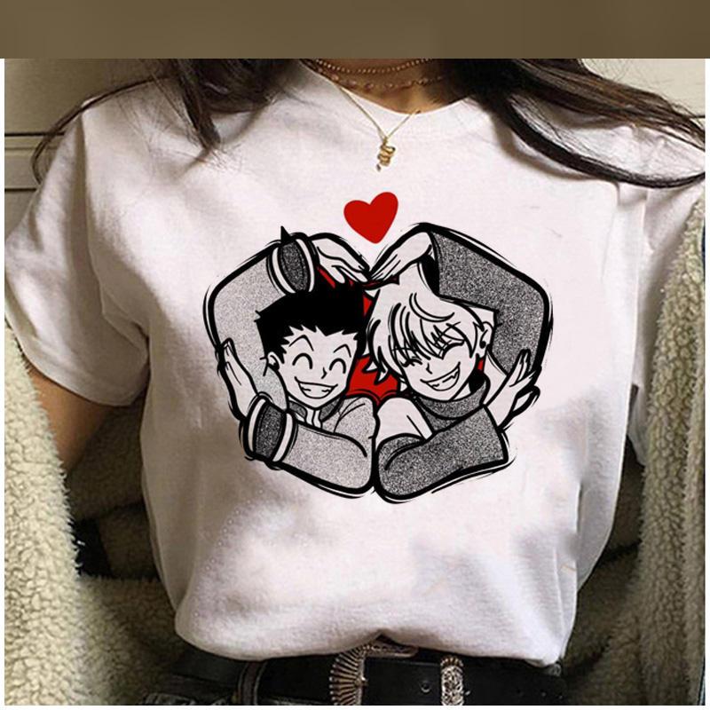 Kawaii Hunter X Hunter T Shirt Men Funny Summer Tops Cartoon HISOKA MOROW Graphic Tees Harajuku Unisex Anime Hot T-shirt Male