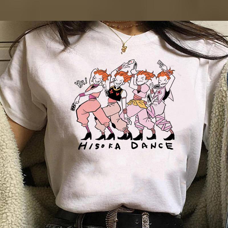 Kawaii Hunter X Hunter T Shirt Men Funny Summer Tops Cartoon HISOKA MOROW Graphic Tees Harajuku Unisex Anime Hot T-shirt Male