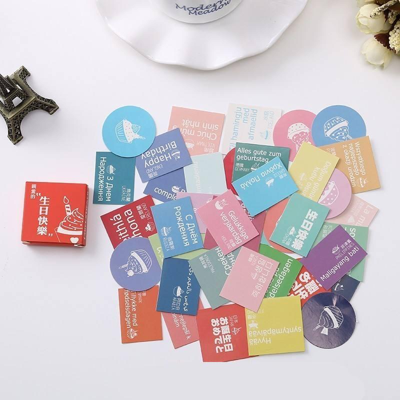 Mini Cartoon Paper Decoration Decal Scrapbooking Sticker