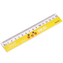 Pokemon Pikachu Pattern Transparent Stationery Plastic Ruler Pokemon Pikachu Pattern Transparent Stationery Plastic Ruler