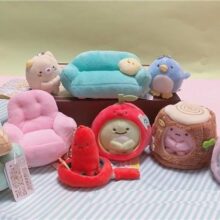 Kawaii Cartoon Sumikko Gurashi Stuffed Toy Keychain Pendant Kawaii Cartoon Sumikko Gurashi Stuffed Toy Keychain Pendant