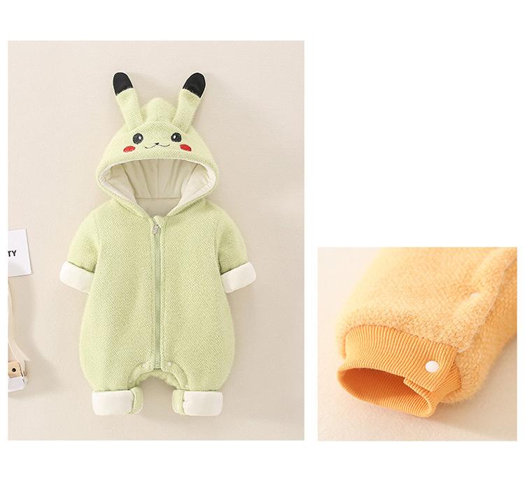 Anime Pokemon Pikachu Infant Romper Kigurumi Onesie