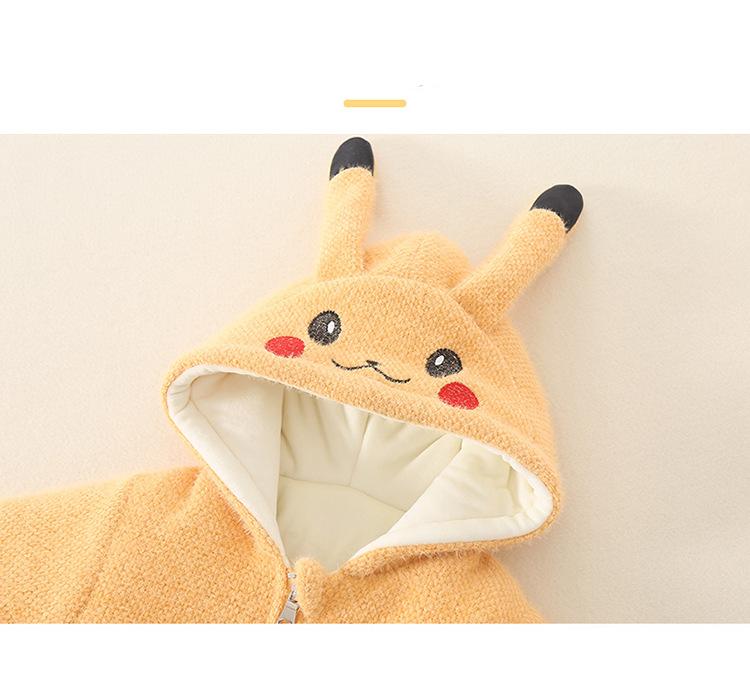 Anime Pokemon Pikachu Infant Romper Kigurumi Onesie