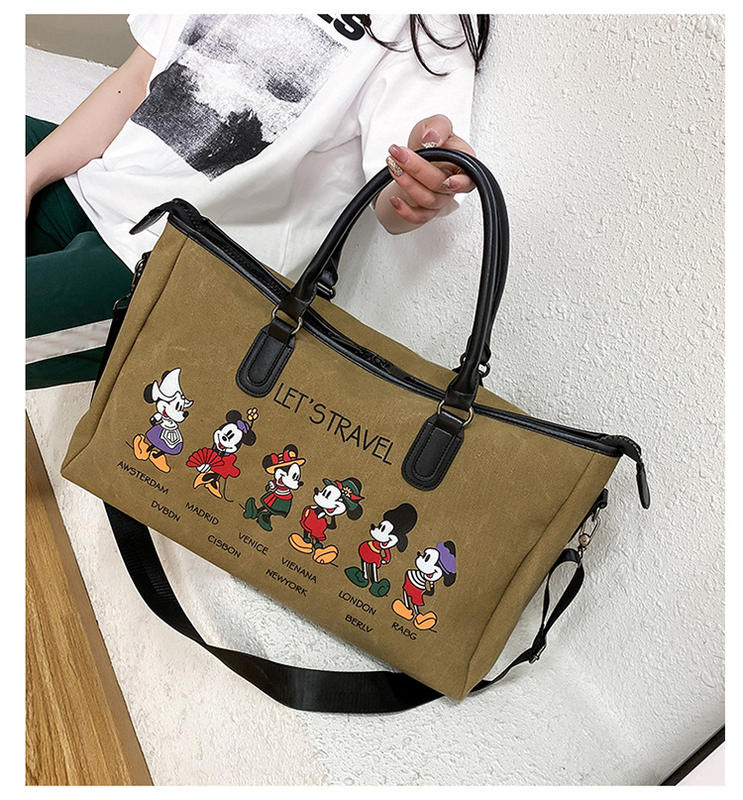 Disney Mickey Fashion Cartoon Mouse Canvas Bag
