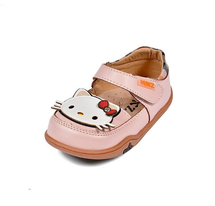 Cartoon Hello Kitty Girls Velcro Single Kawaii Shoes