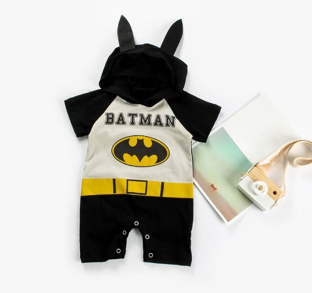 Super Heroes Hooded Kawaii Short Sleeve Cosplay Costume