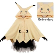 Mimikyu Cartoon Suit Women Pajama Anime Cloak Dress Costume Halloween Cloak for Adults Cute pajamas Mimikyu Cartoon Suit Women Pajama Anime Cloak Dress Costume Halloween Cloak for Adults Cute pajamas