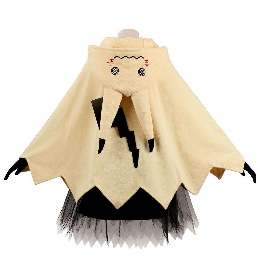 Mimikyu Pokemon Cartoon Anime Cloak Dress Pajama Costume
