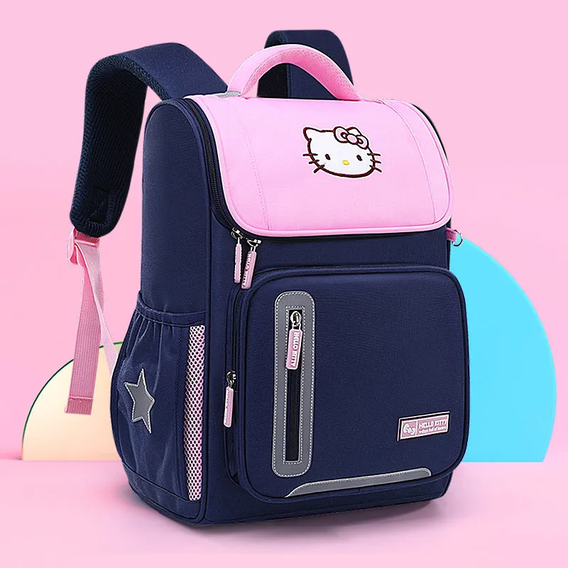 Kawaii Cartoon Hello Kitty Schoolbag Backpack - KawaiiMerch.com