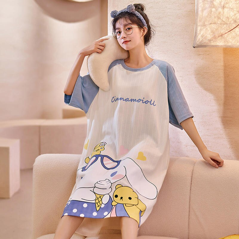 Cinnamoroll Thin Section Short-Sleeved Home Kawaii Clothes