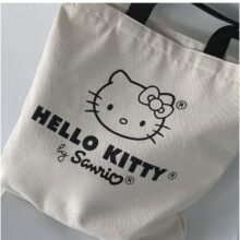 Hello Kitty Ms. Cartoon Retro One-Shoulder Kawaii Canvas Bag