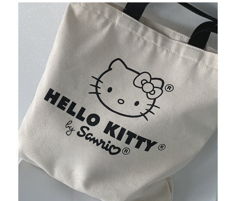 Hello Kitty Ms. Cartoon Retro One-Shoulder Kawaii Canvas Bag