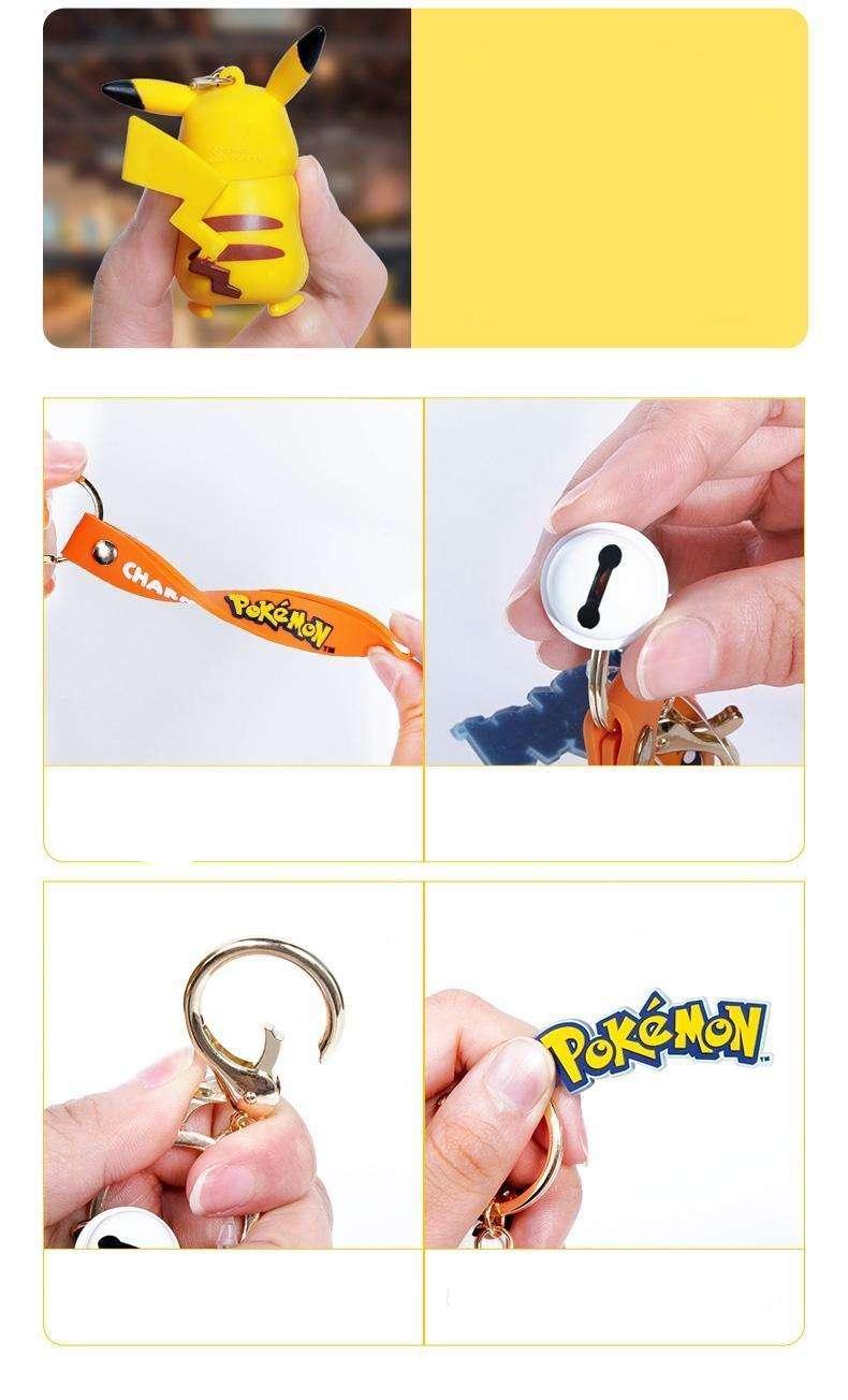 Anime Pokemon Pikachu Kawaii Pendant Keychain