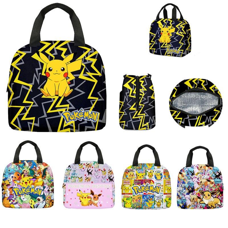 Anime Pokemon Pikachu Kawaii Meal Bag