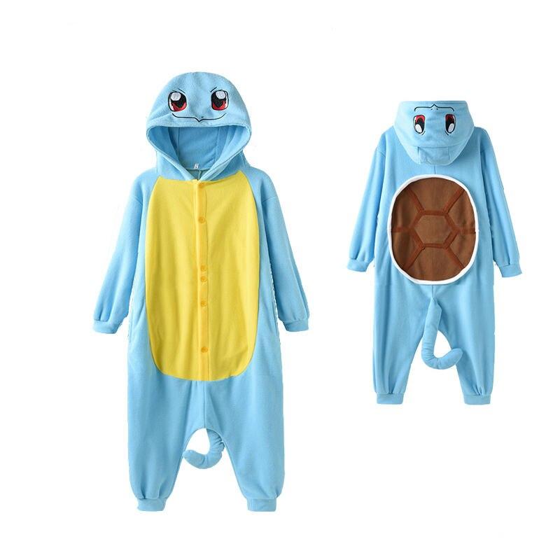 Squirtle Pokemon Onesie Kigurumi Cosplay Pajama For Kids Squirtle Pokemon Onesie Kigurumi Cosplay Pajama For Kids