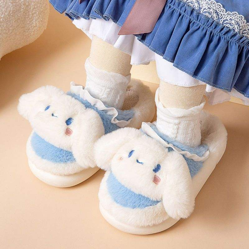 Cinnamoroll Fleece-Lined Thermal Kawaii Cotton Slippers