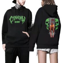 Anime Chainsaw Men and Women Kawaii Streetwear Long Sleeve Sweatshirts