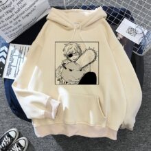Anime Chainsaw Man Pochita Kawaii Hoodies Sweatshirts